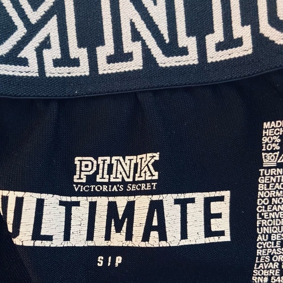 PINK Victoria's Secret Pure Black Ultimate High Waist Leggings Size Small - Picture 8 of 11